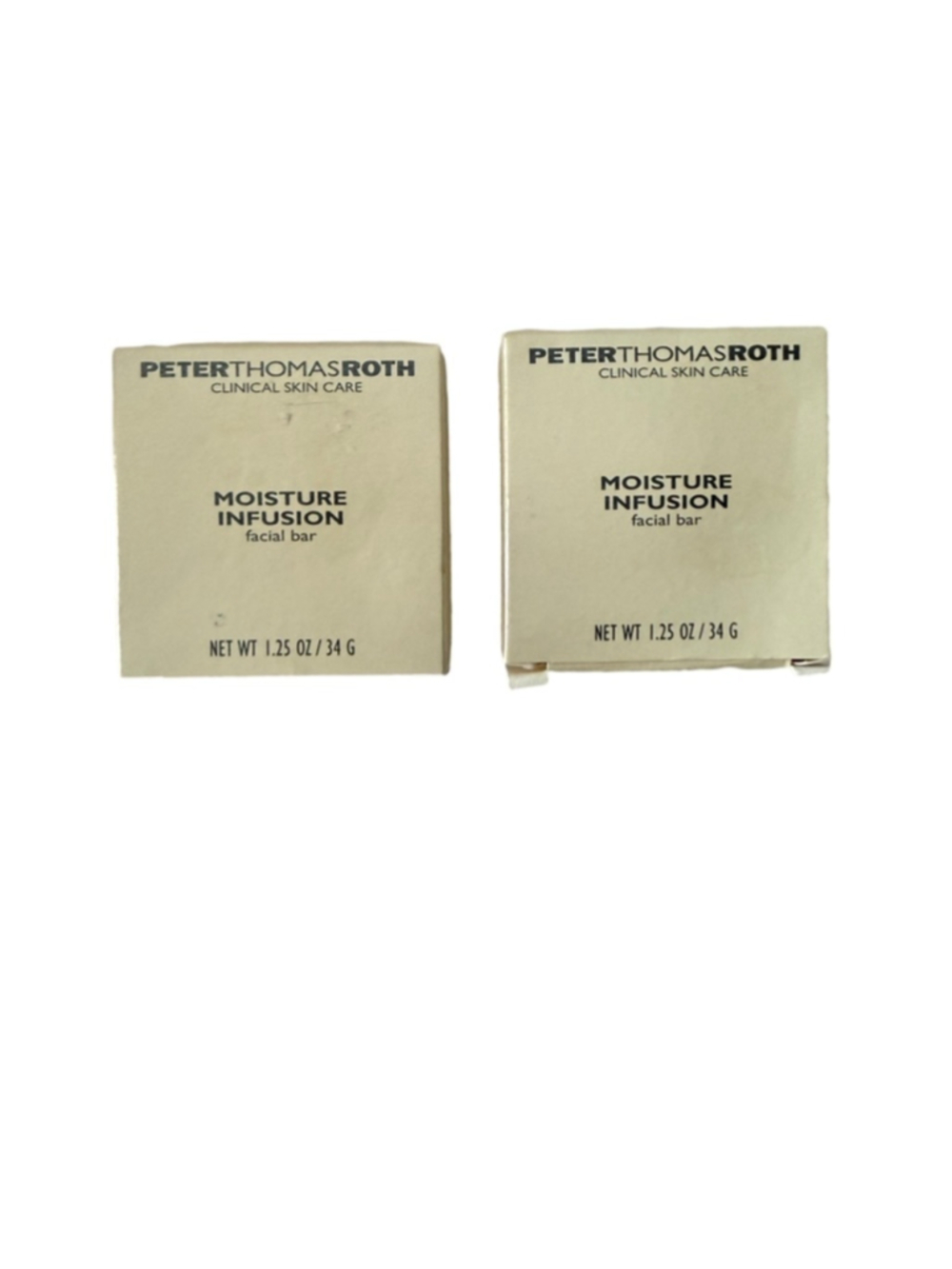 PETER THOMAS ROTH moisture infusion facial bar soap 1.05 oz NEW Lot of 2